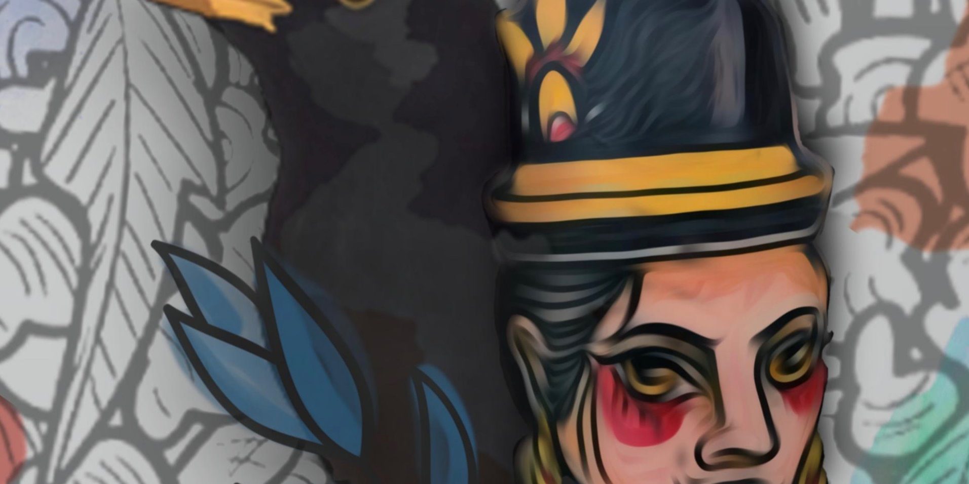 Un pajarito negro miniatura