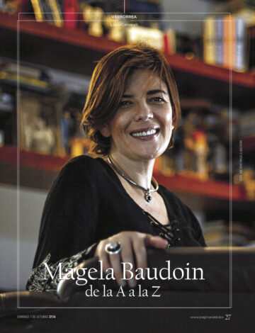 Fotografía del archivo de Magela Baudoin.