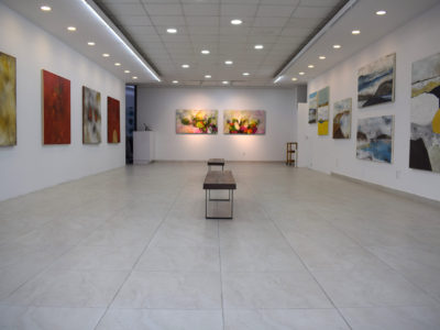 Exposición de Erika Ewel en la galería Puro de La Paz.