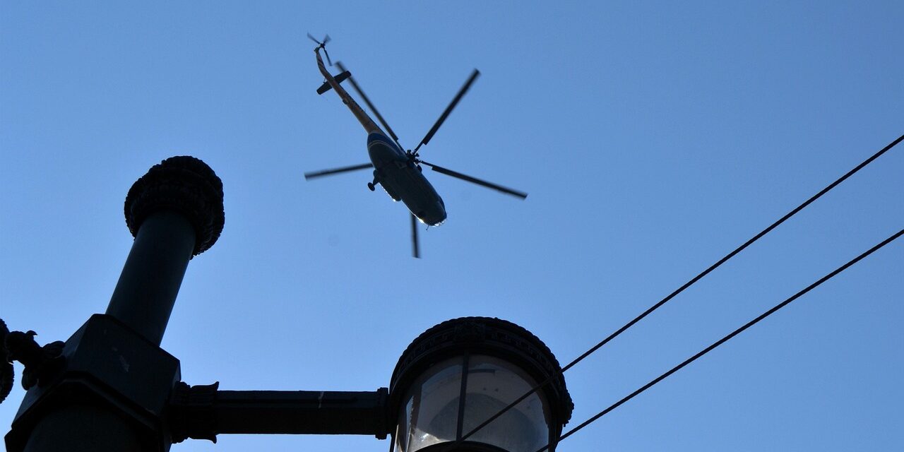 Un helicóptero de justicia