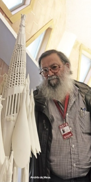 El arquitecto paceño Andrés de Mesa Gisbert en Barcelona, 2018